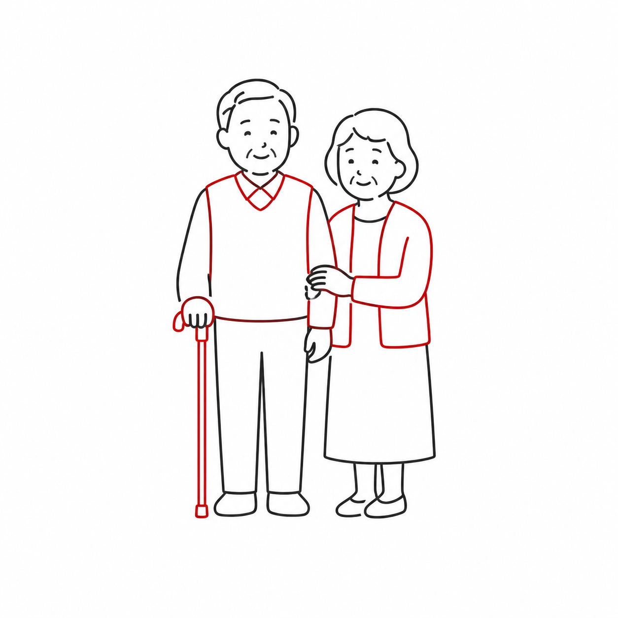 高齢者のイラスト